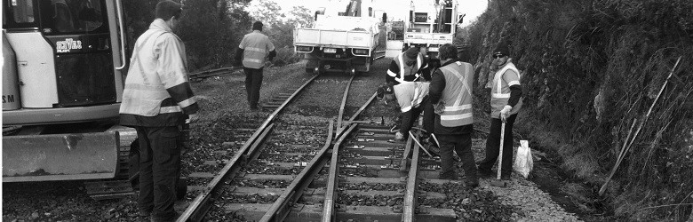 Disposition für Baustelle und Eisenbahnverkehr